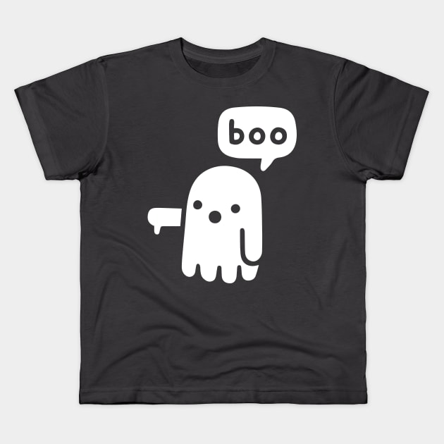boo ghost Kids T-Shirt by awesome98